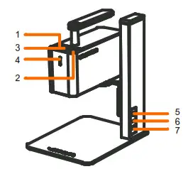 LaserPecker2 Handheld Laser Engraver and Cutter - Button Indicator description 1