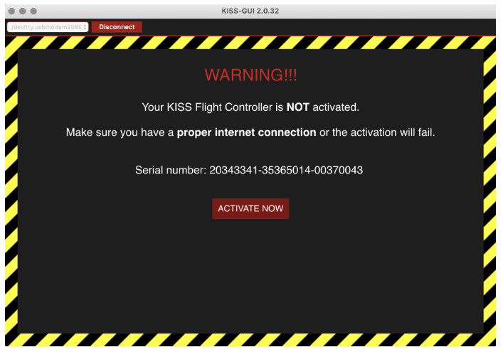 FETTEC FC G4 Kiss Flight Controller - FC configuration 2