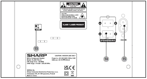 SHARP XL-B517D Micro Component System User Fig4