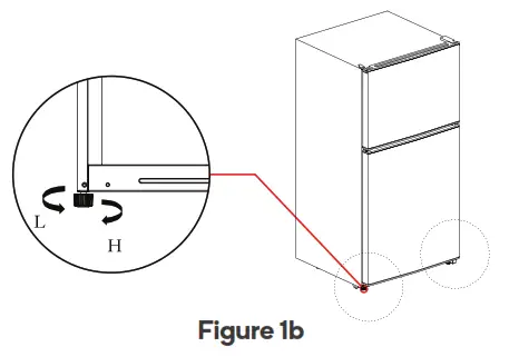 kogan 46L Bar Fridge - Figure 1b