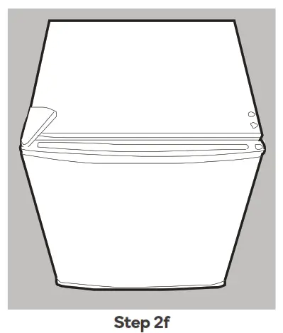 kogan 46L Bar Fridge - INSTALLATION 2