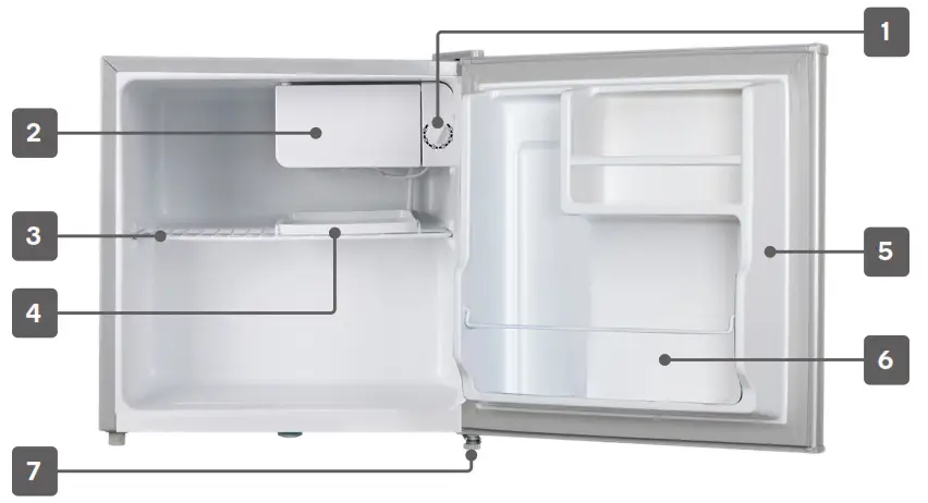 kogan 46L Bar Fridge - OVERVIEW