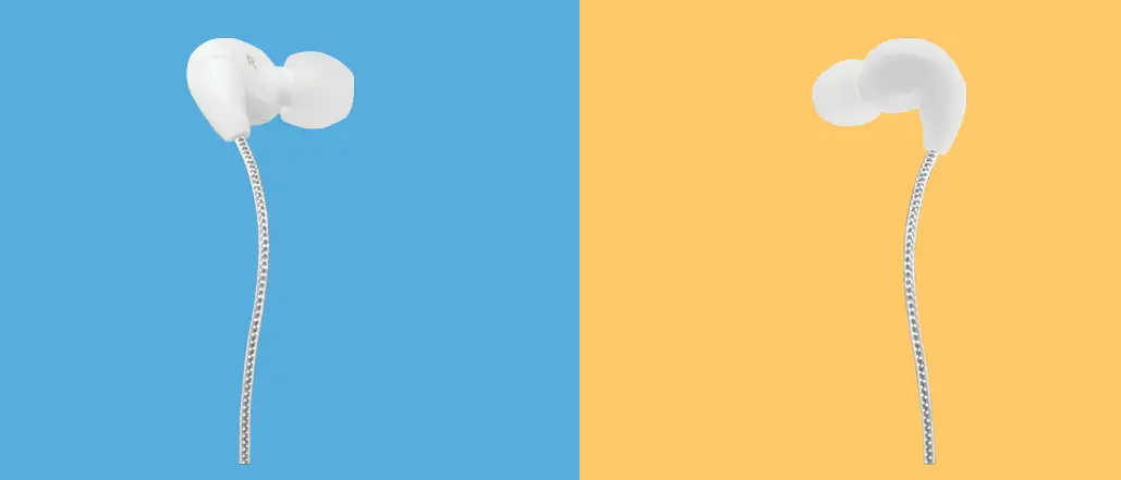 acme HE16 Harmonic Earphones with mic - White Fig1