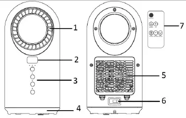 emerio FH-124260.1 Fan Heater fig 2