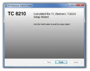 finish install button