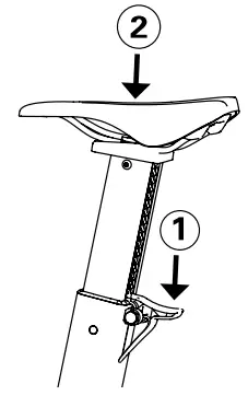 concept 2 BikeERG Exercise Bike - SADDLE