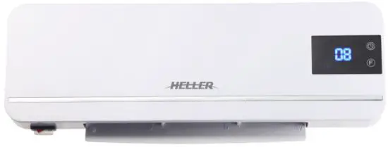HELLER HWH2000 Ceramic Wall Heater with LED Display