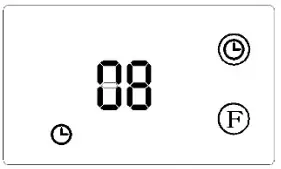 HELLER HWH2000 Ceramic Wall Heater with LED Display - automatically