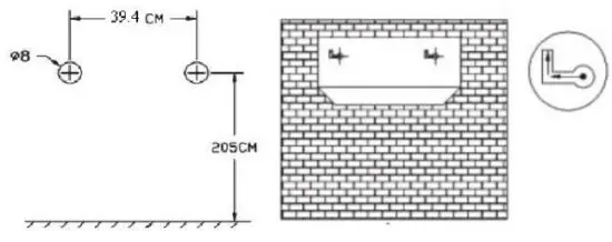 HELLER HWH2000 Ceramic Wall Heater with LED Display - wall