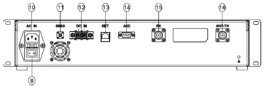 BelFone BF TR85001 Two Way Radio Base Station - Pan