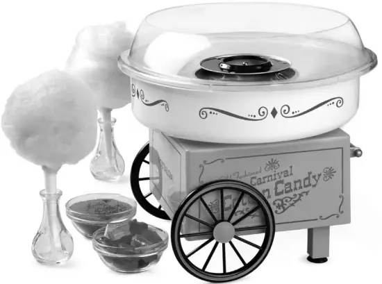 NOSTALGIA PCM306PRPL Retro Hard and Sugar-Free Candy Cotton Candy Maker