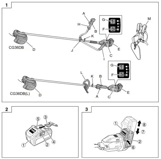HiKOKI CG 36DB Cordless Brush Cutter - Cordless Brus
