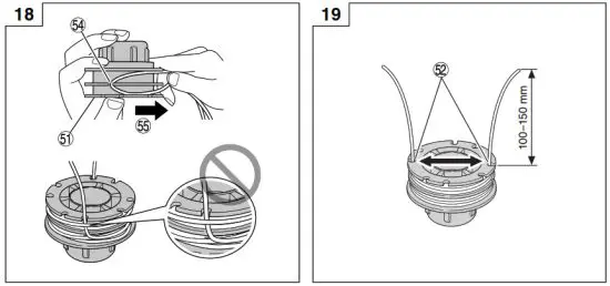 HiKOKI CG 36DB Cordless Brush Cutter - Cordless Brush 19