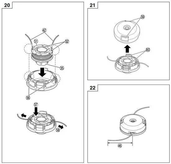 HiKOKI CG 36DB Cordless Brush Cutter - Cordless Brush 20
