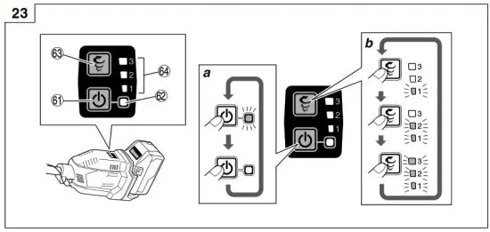 HiKOKI CG 36DB Cordless Brush Cutter - Cordless Brush 23