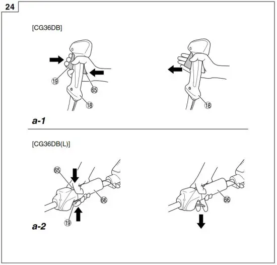 HiKOKI CG 36DB Cordless Brush Cutter - Cordless Brush 24