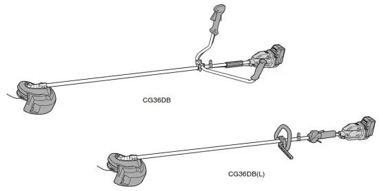HiKOKI CG 36DB Cordless Brush Cutter - Cordless Brush