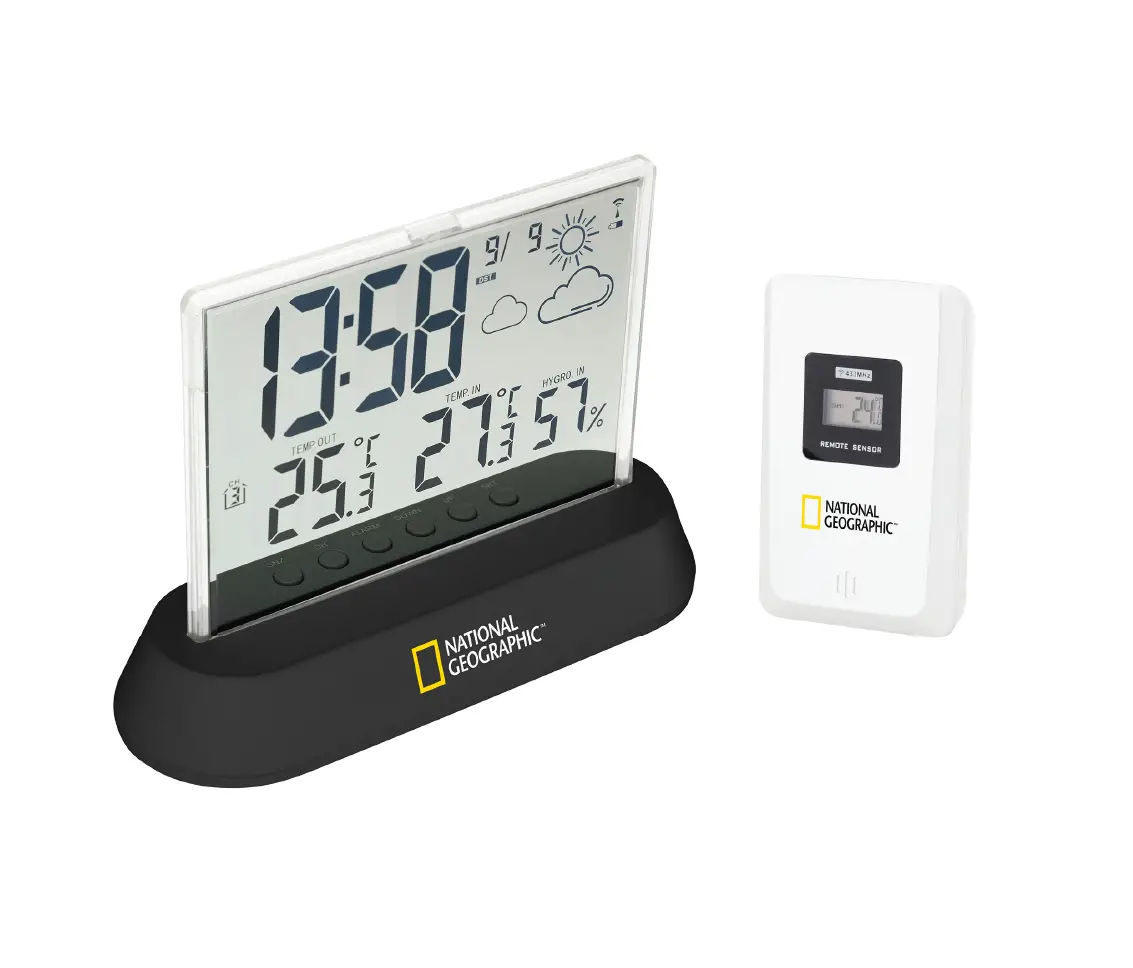 National Geographic 9070300 Wireless Weather Station Transparent Instruction Manual National Geographic 9070300 Wireless Weather Station Transparent Instruction Manual