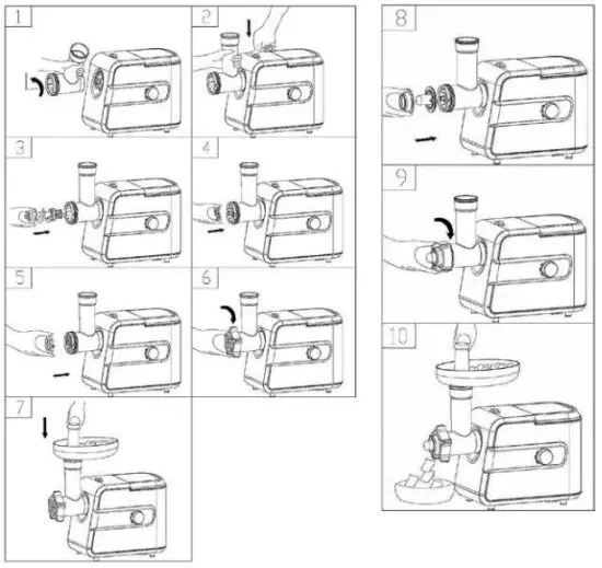 FIRST AUSTRIA FA 5143 3 Meat Grinder - figure 4