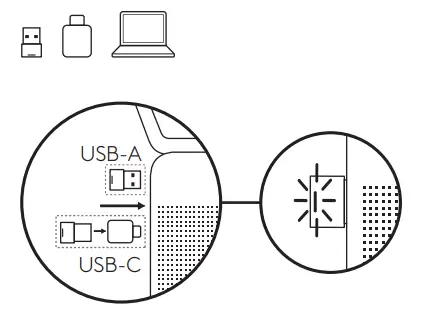 logitech Elite 85T Zone True Wireless Earbuds - PAIR TO COMPUTER VIA USB RECEIVER