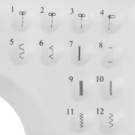 BEACON PET FHSM 505 Mini Multifunctional Household Sewing Machine - figure 21