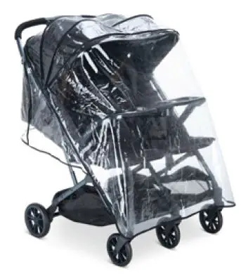 joovy RS2 Kooper Double Stroller With Snack Trays-fig2