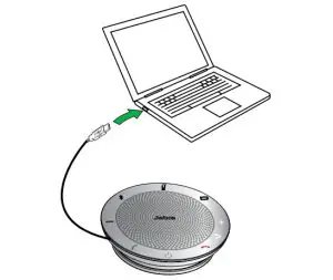 Charging the Jabra Speak