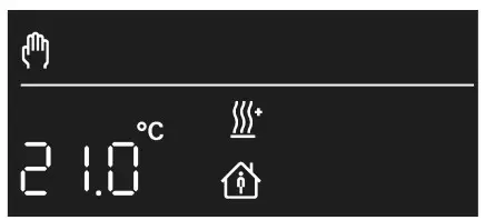 GIRA System 3000 Room Temperature Controller Display - figure 3