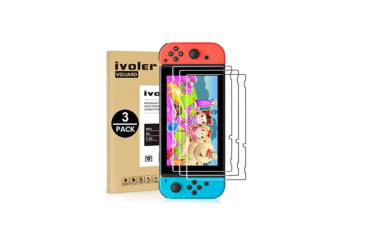 Screen Protector Tempered Glass For Nintendo Switch, Ivoler Transparent Hd Clear Anti-scratch Screen Protector-user Instructions