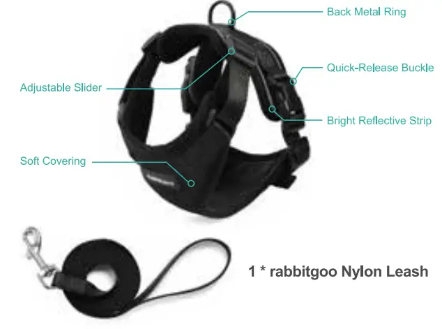Rabbitgoo Cat-Harness-and-Leash-Set-fig-1