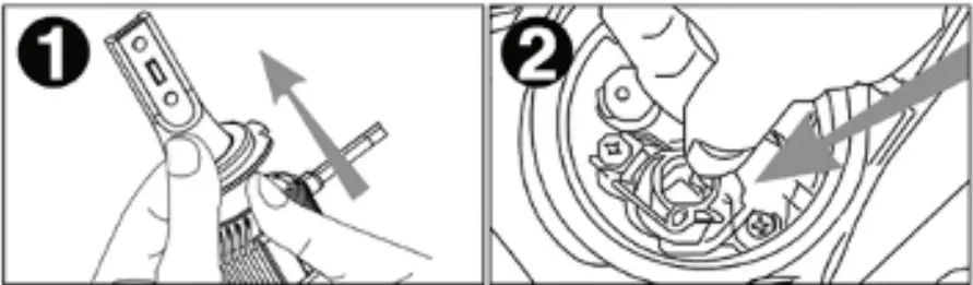 Types S Auto LM57848 LED 9004 FOG LIGHT Kits for car fig 3