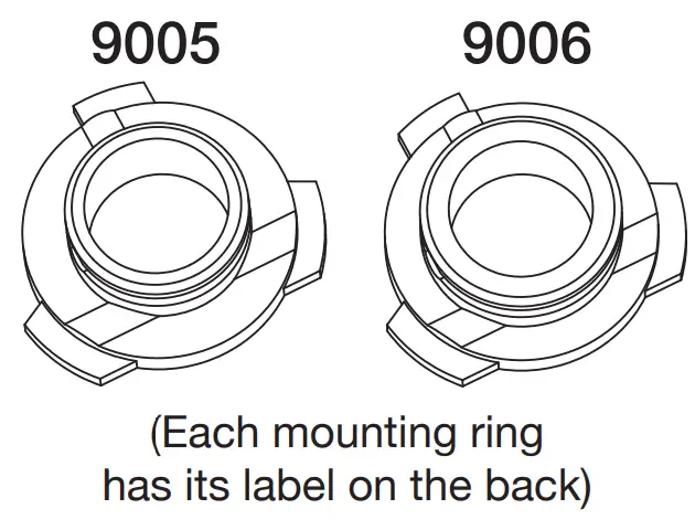 Types S Auto LM57848 LED 9004 FOG LIGHT Kits for car fig