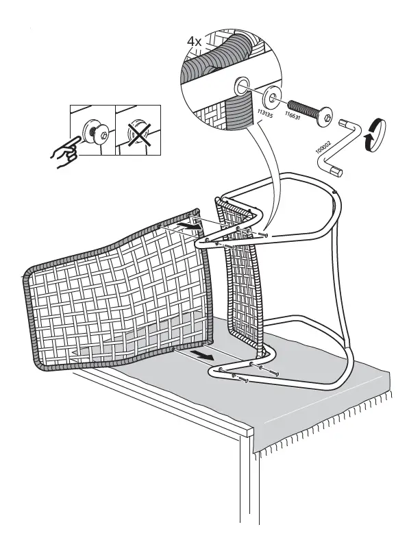 IKEA GUBBON Rocking Chair fig 4