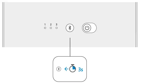 Microsoft C3K1969 Bluetooth Number Pad fig 1