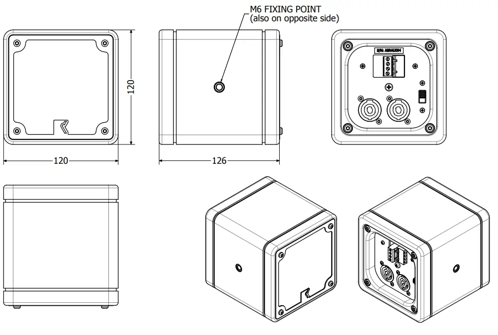 outline VEGAS 4 Miniature Loudspeaker - 6
