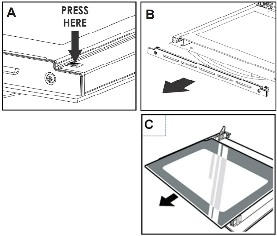 Removing the Oven Door Glass