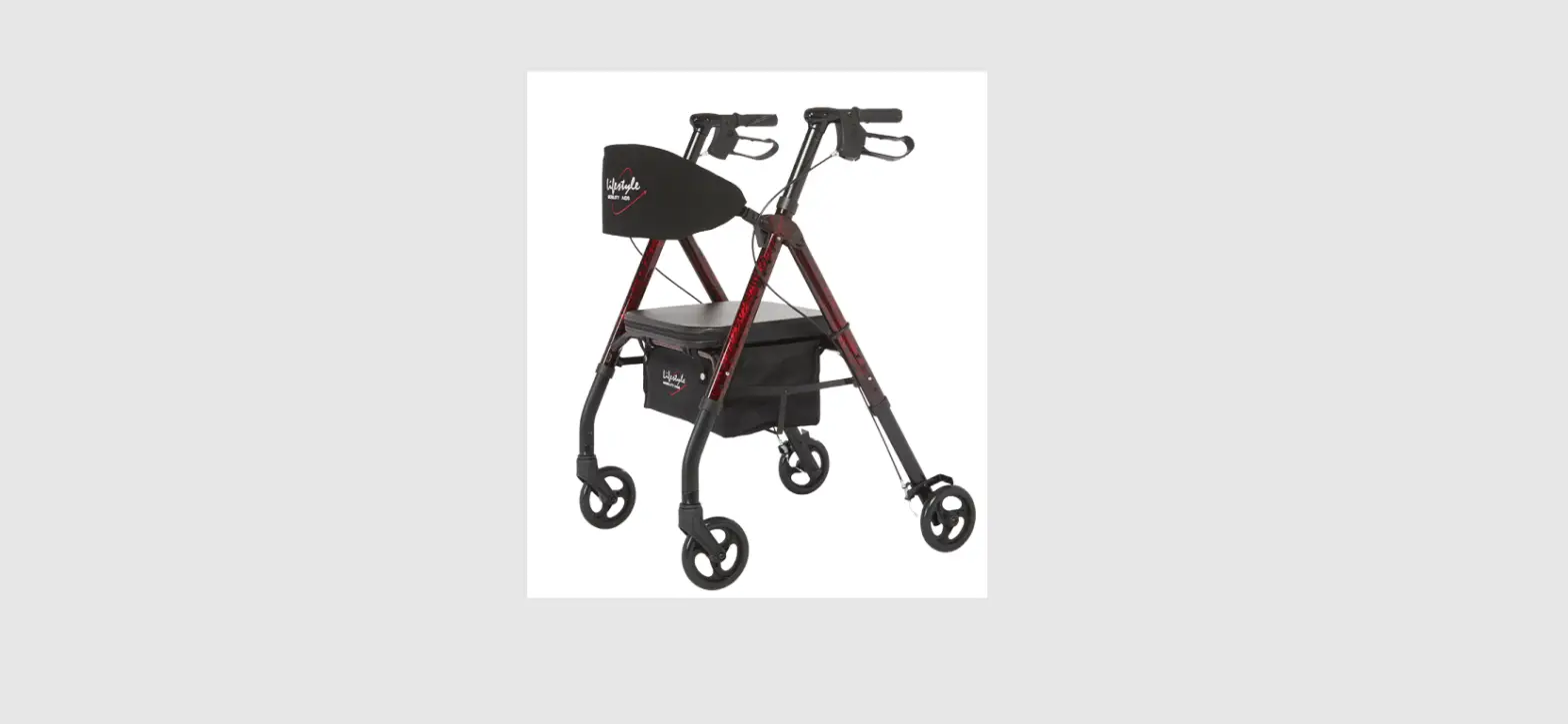 Rhythm Aluminum 4 Wheel Rollator User Manual