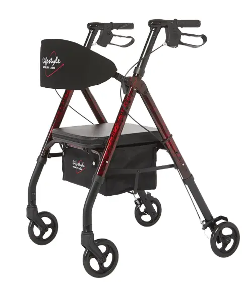 RHYTHM Aluminum 4 Wheel Rollator-prod