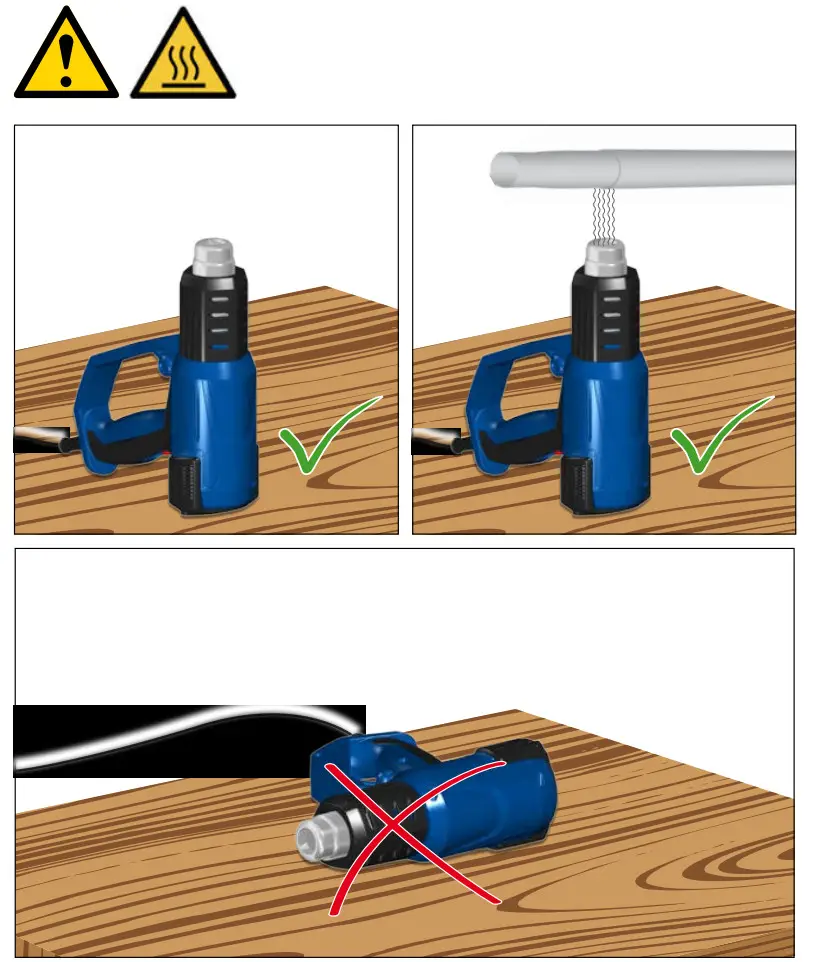 Gude HLG 650-2000 LCD Hot Air Blower - figure 5
