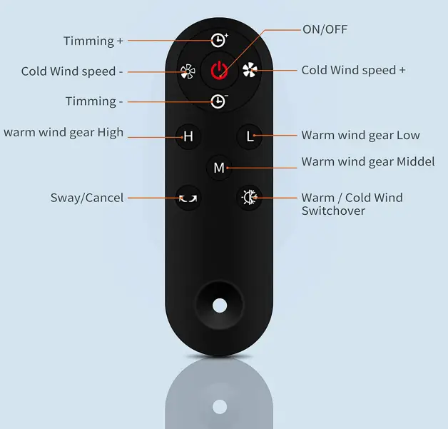 thdstatic f109c9d9 Heater Bladeless Tower Fan Remote Control fig 1
