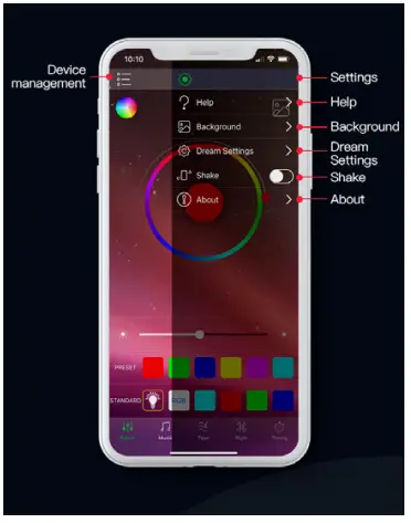 HAVIT Lighting HV3591RGBW-WHT Halo RGBW LED Wall Light - fig 5