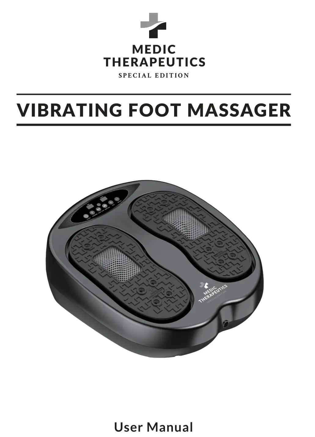MEDIC THERAPEUTICS 005- 698 Vibrating Foot Massager User Manual