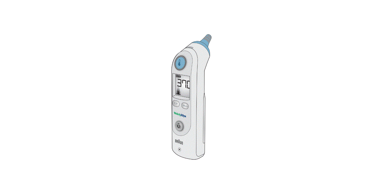Braun Thermoscan Pro 6000 Ear Thermometer Instruction Manual