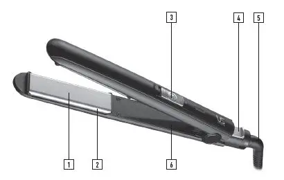 VS SASSOON-VSS247A-Smooth-Ceramic-Straightener-FIG-1