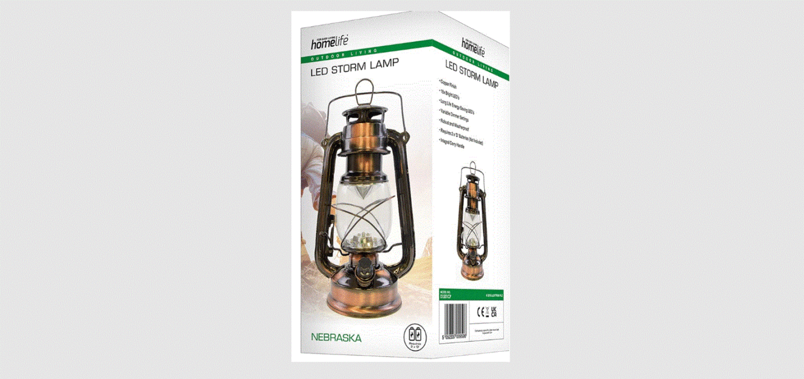 Homelife D1201 Led Storm Lamp Instruction Manual