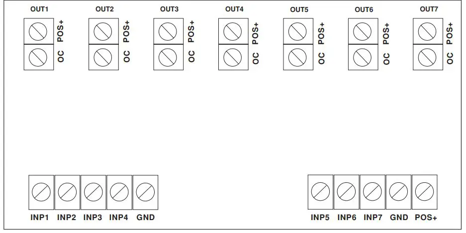 Altronix RBOC7 Open Collector Multiple Relay Module 1