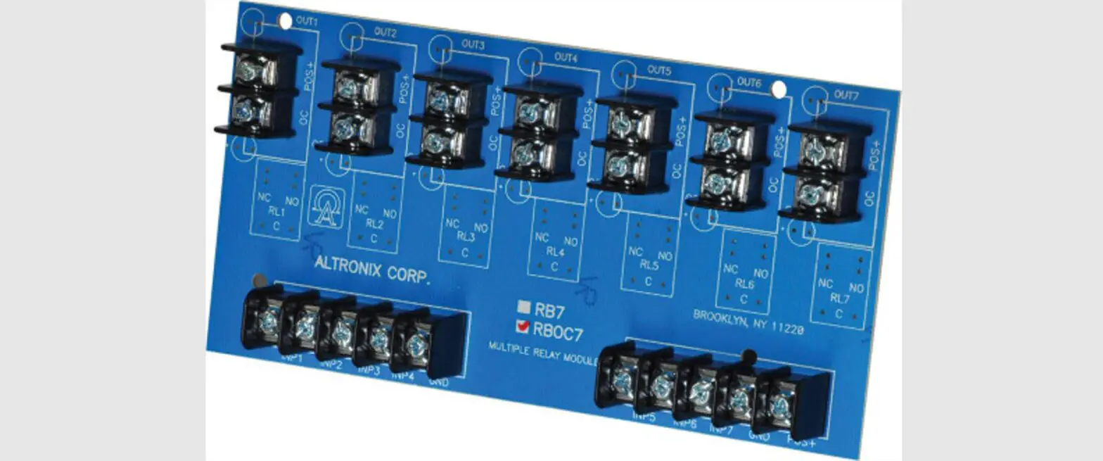 Altronix Rboc7 Open Collector Multiple Relay Module Installation Guide Altronix Rboc7 Open Collector Multiple Relay Module Installation Guide