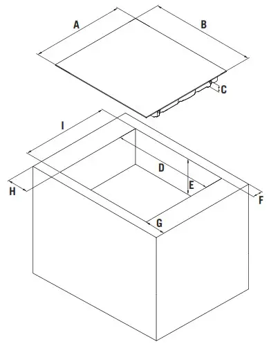 simfer H60I19B021 Induction Hob - Counter