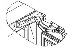 FIG 7 Door Reversing Instructions