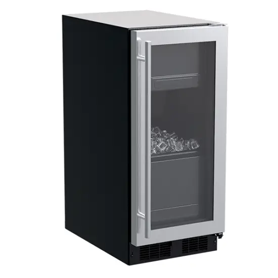 MARVEL MOCL215-SS01B 15-Inch Outdoor Built-in Clear Ice Machine